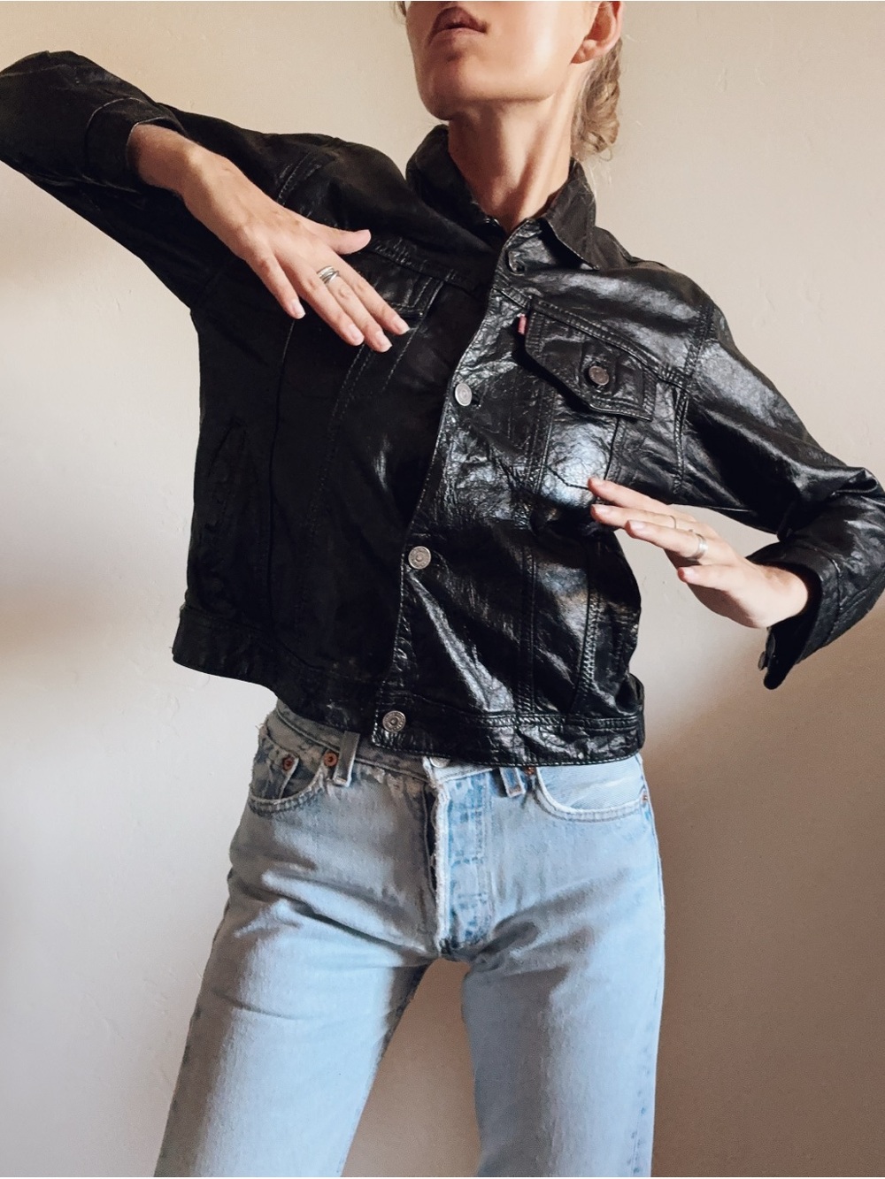 Rare Vintage Levis Leather Jacket